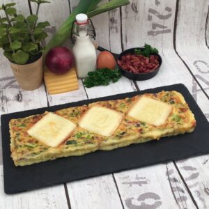 La quiche poireaux raclette