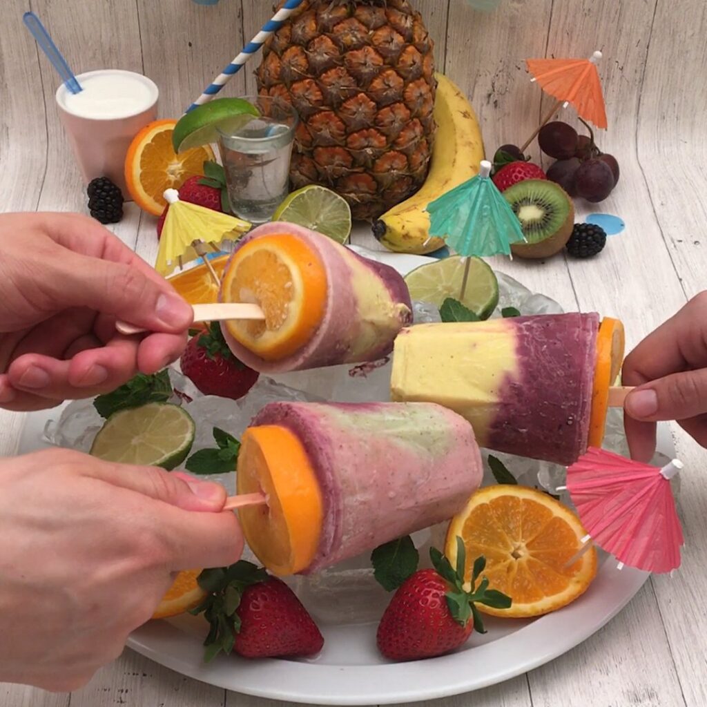 Sorvete caipirinha