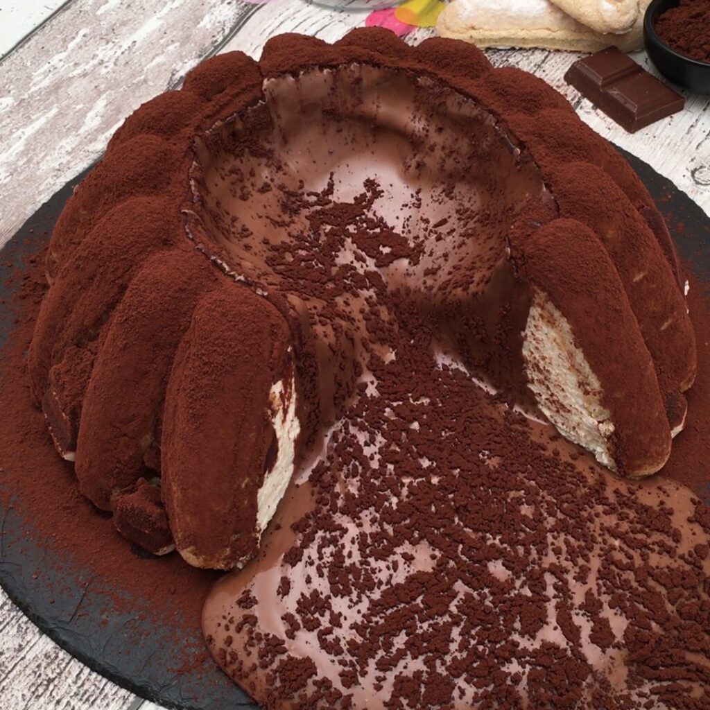 Tiramisu volcan