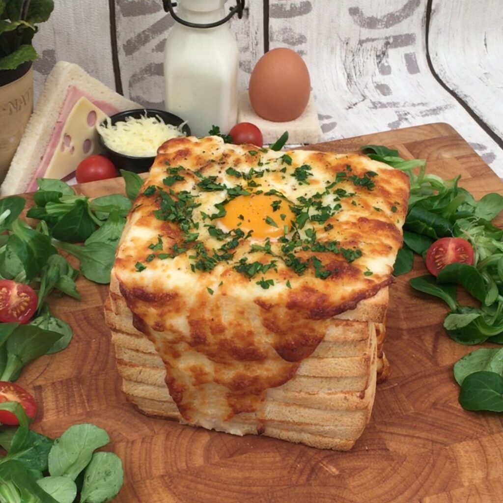 Cube croque-madame