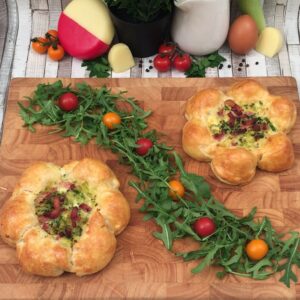 Cheesy quiche