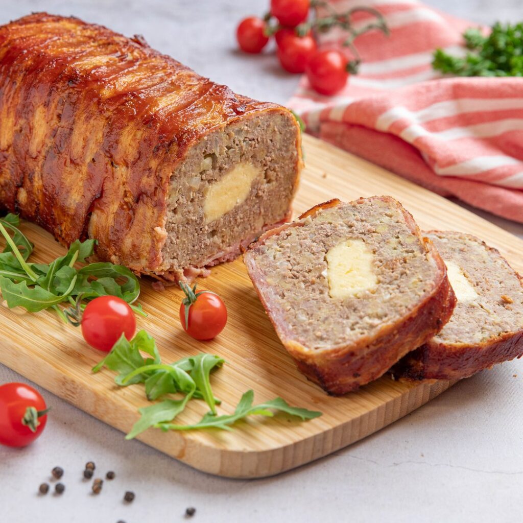Cake Babybel bacon