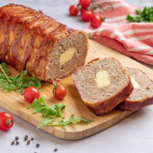 Cake Babybel bacon