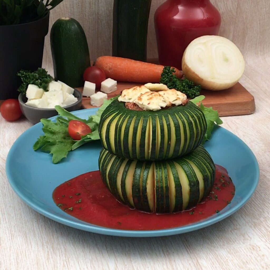 Bols courgettes bolognaise
