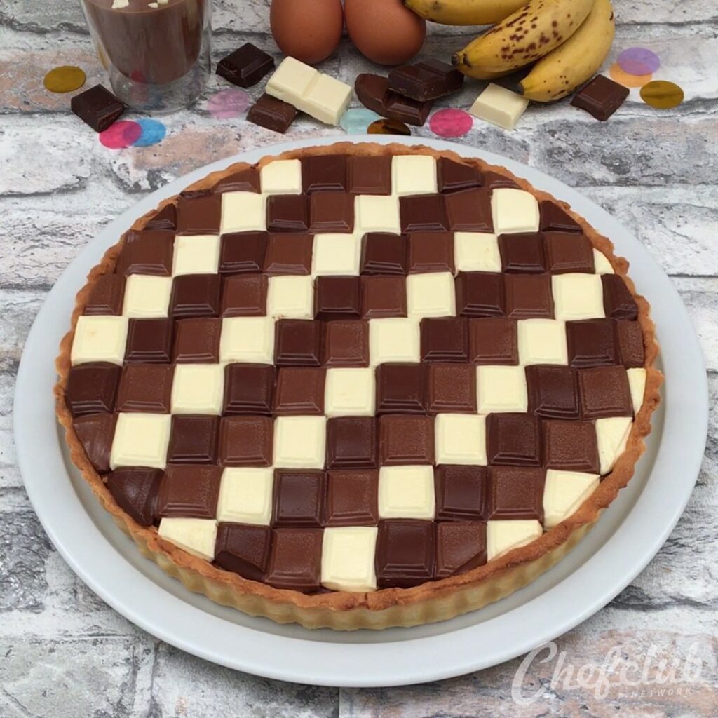 Torta in bianco e nero
