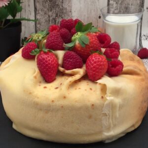 Torta di crêpe multistrato