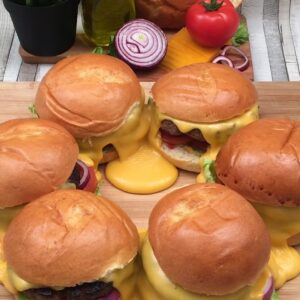 Hamburger flambé