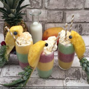 Piña colada tricolore