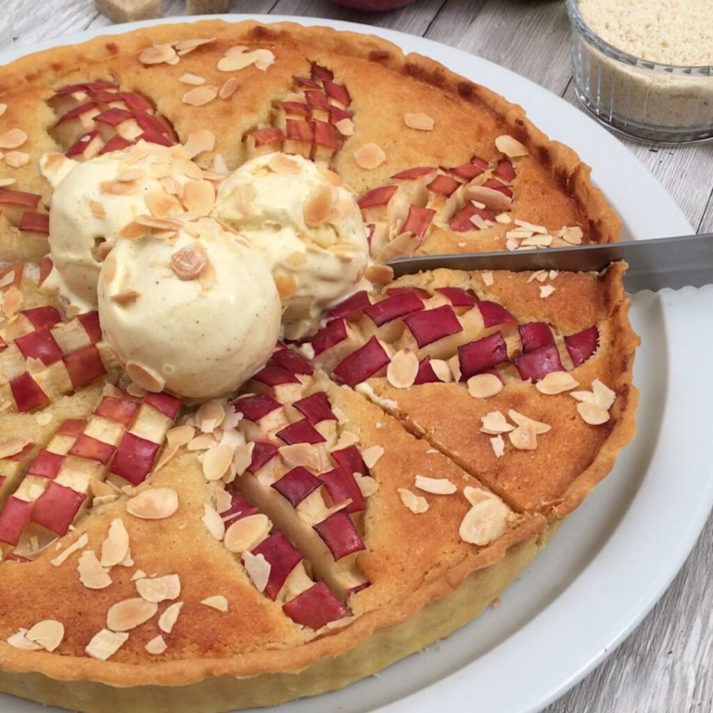 Tarte pomme-fleur