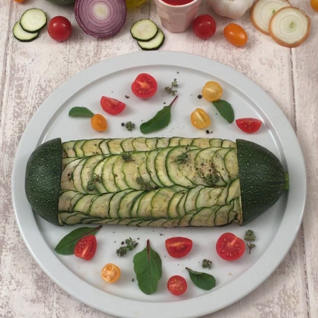 Timballo riso e zucchine