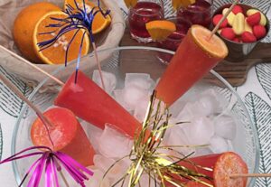 Tequila sunrise glacé