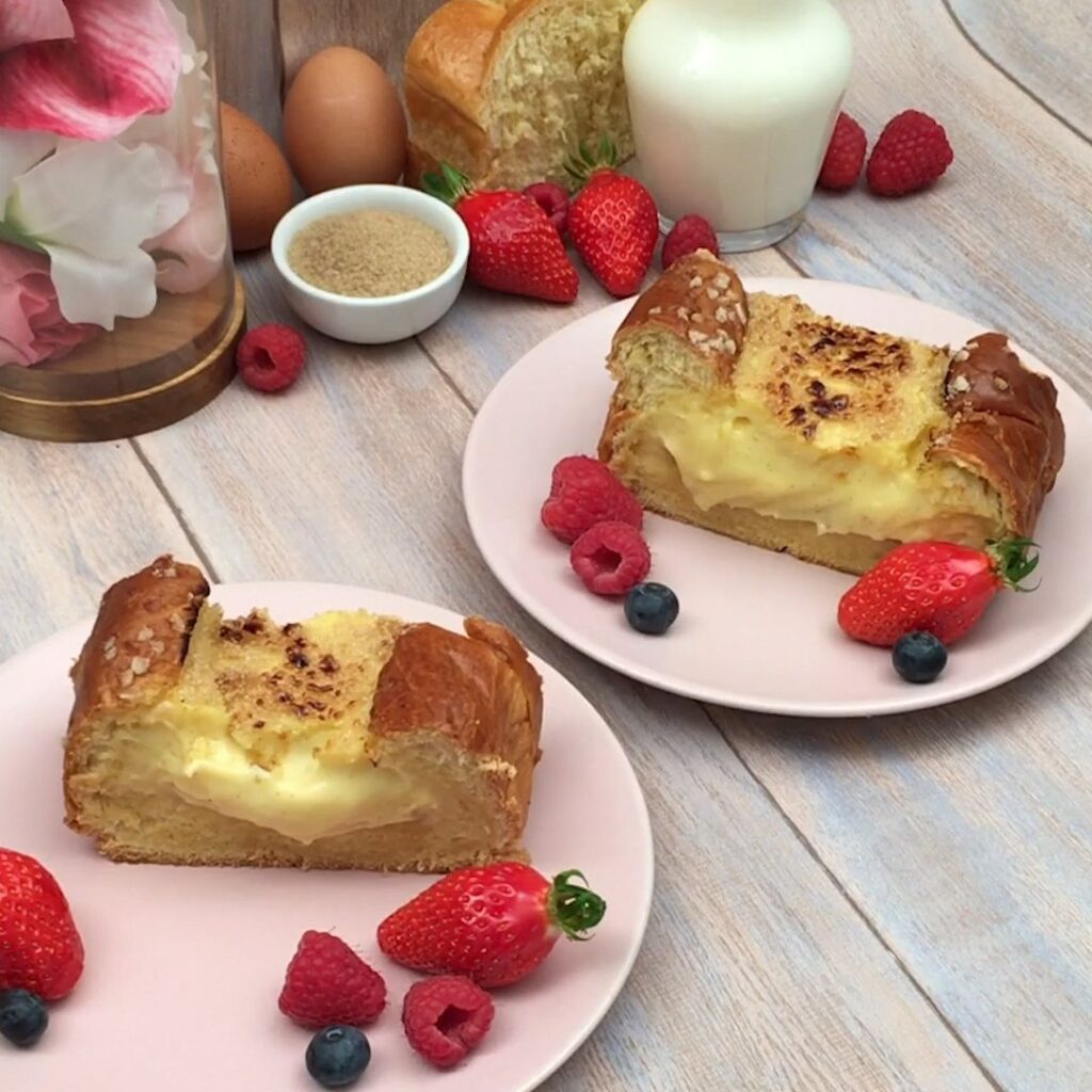 Brioche crème brûlée