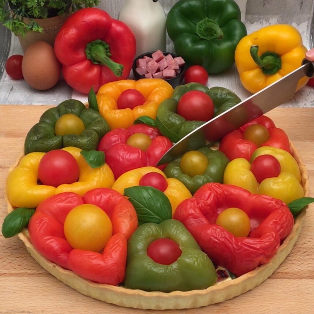 Quiche de pimientos