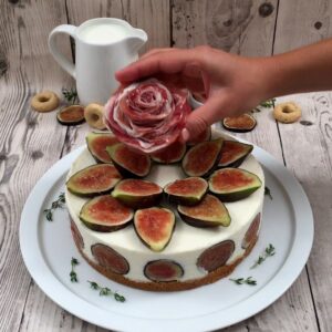 Cheesecake ai fichi