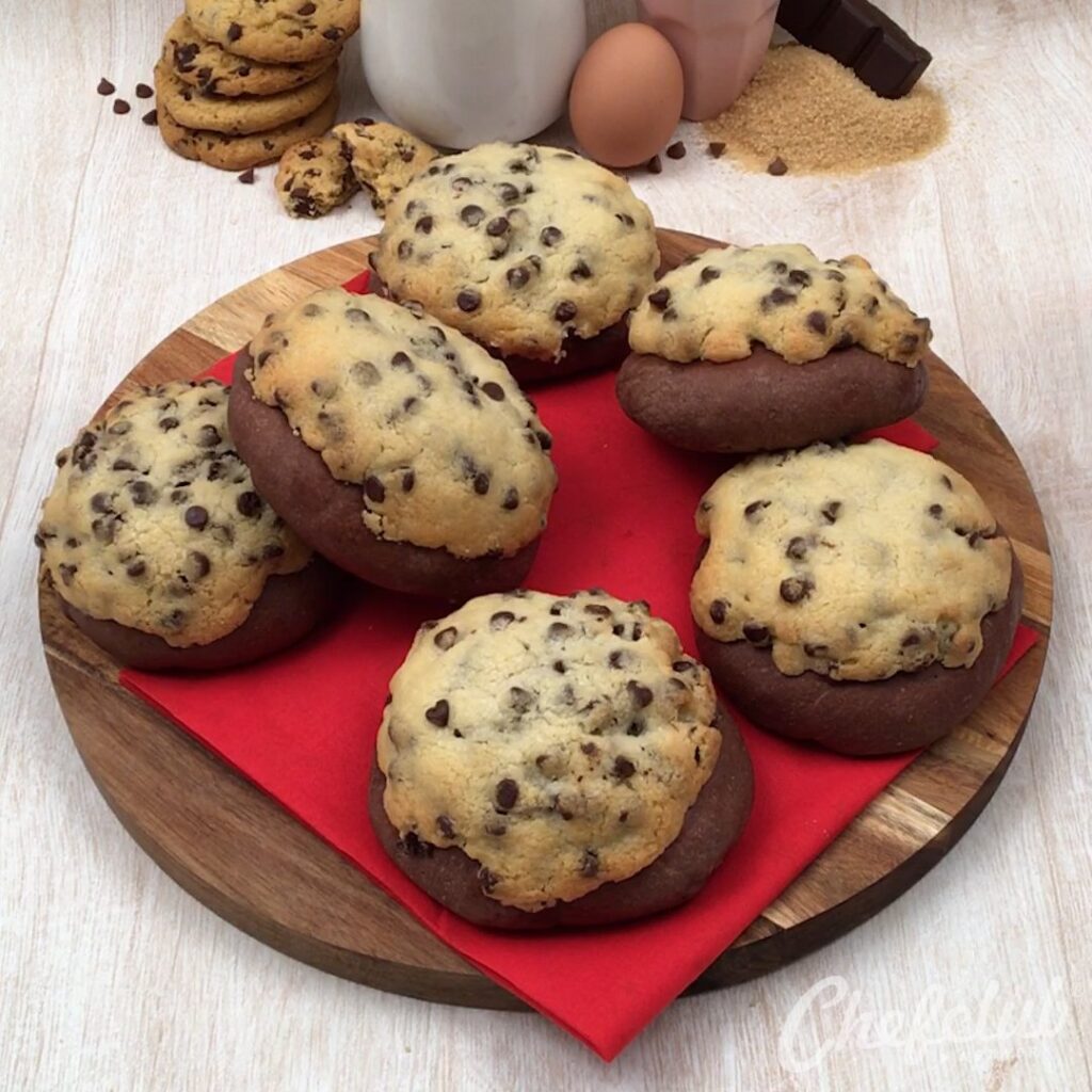 Brownie mit Cookie-Hut