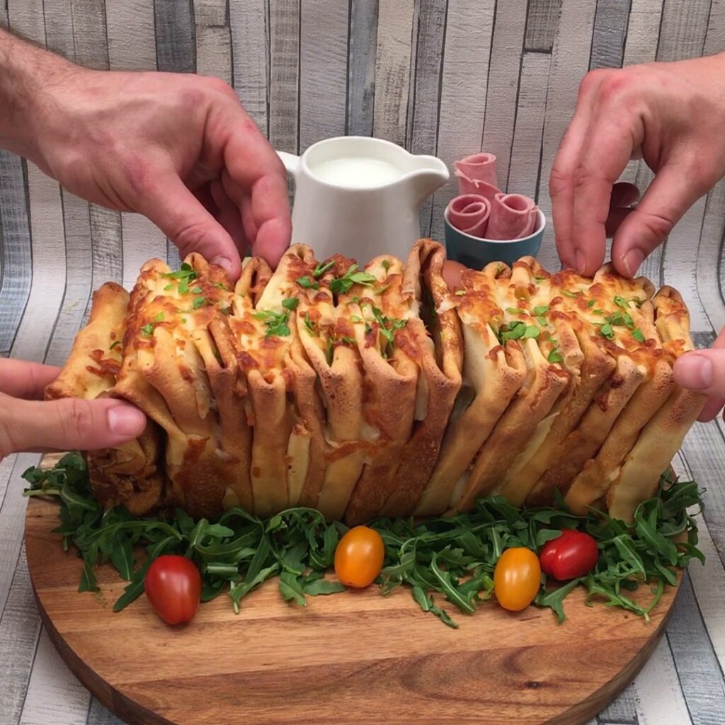 Gâteau de crêpes salées