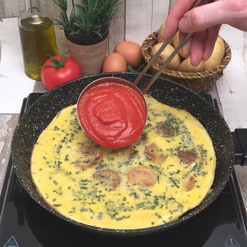 L&rsquo;omelette pizza
