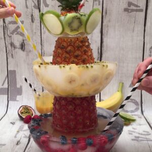 La fontaine de champagne ananas
