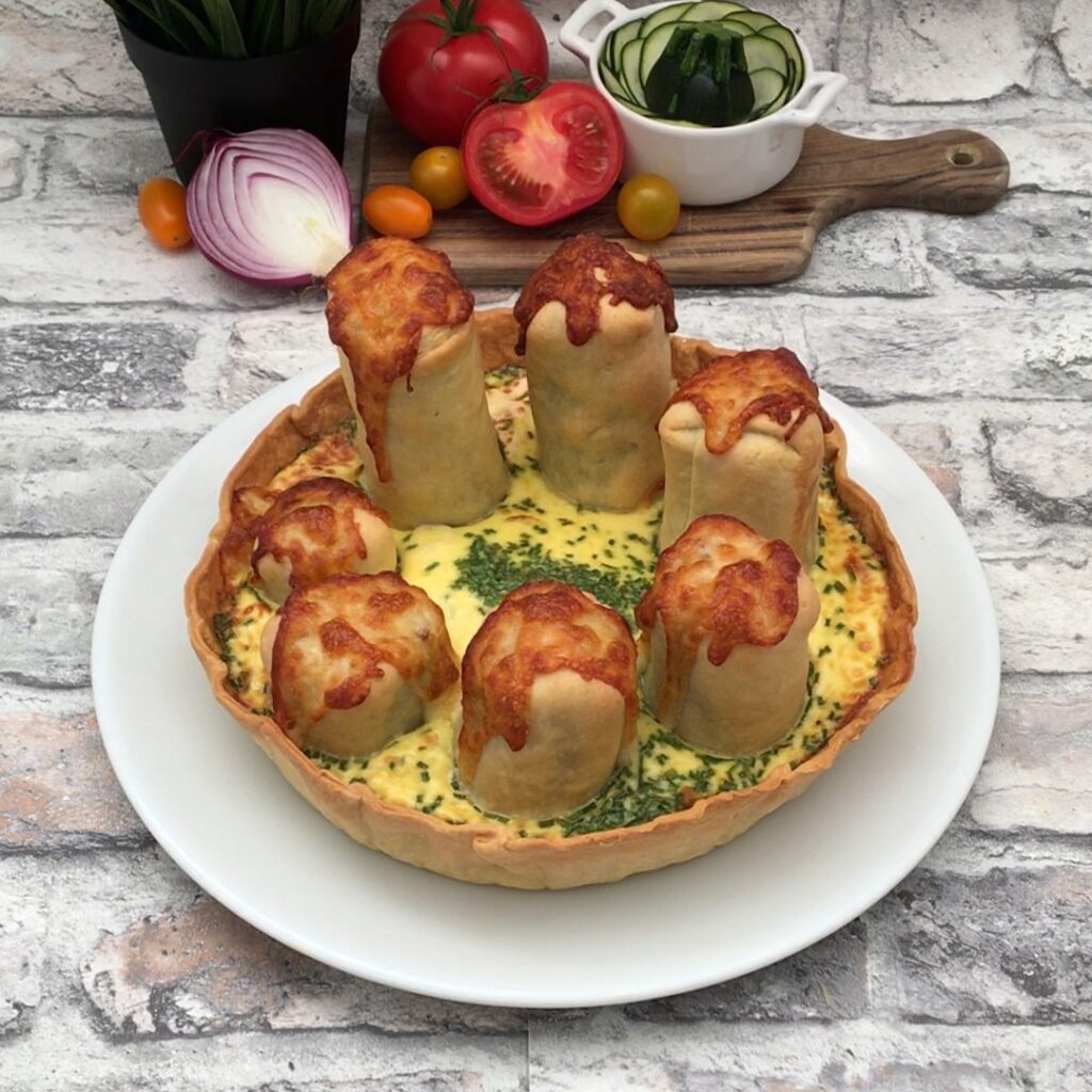 Quiche cheminée