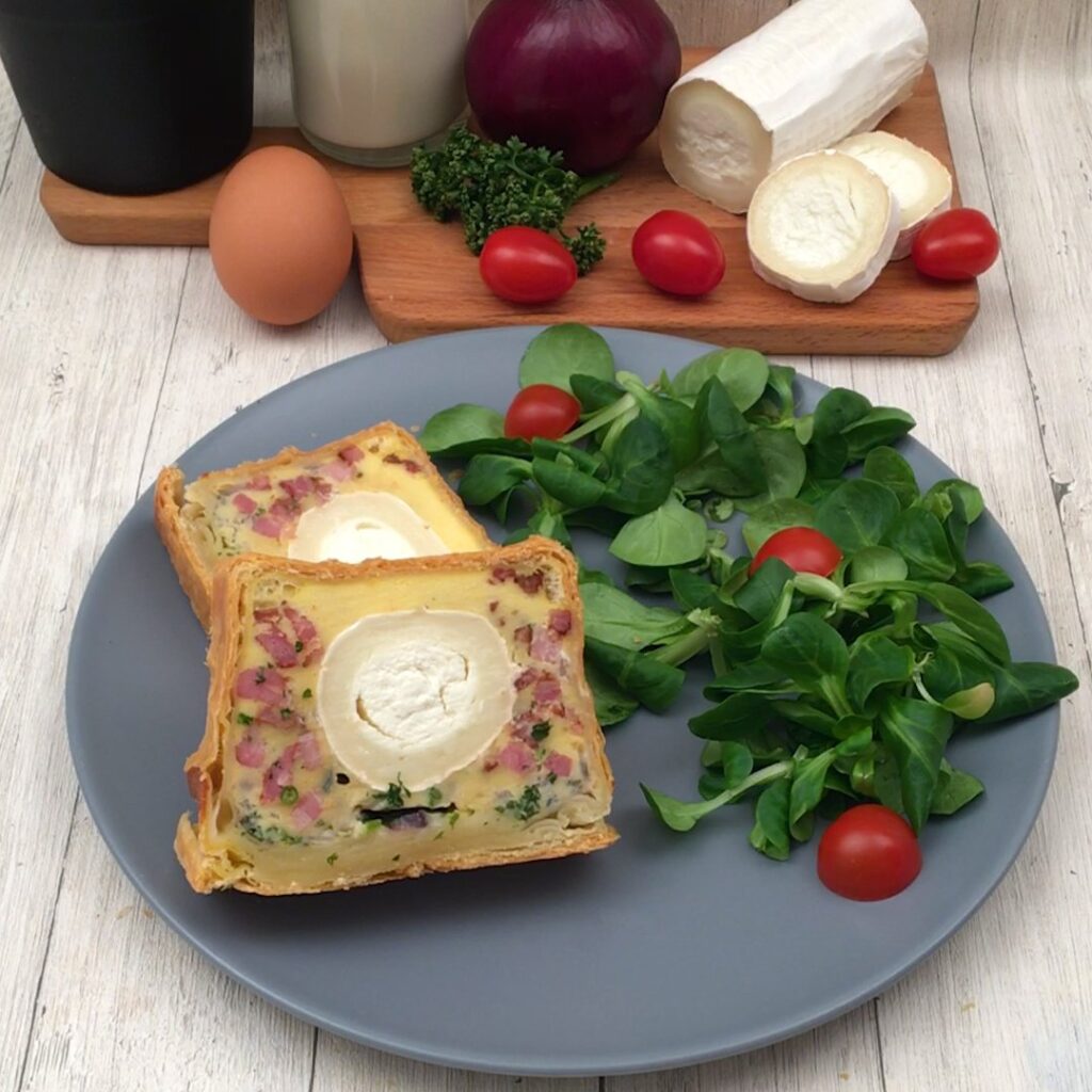 Plumcake salato al caprino