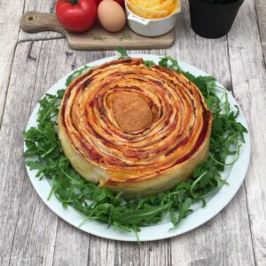 La pizza roulée 4 fromages