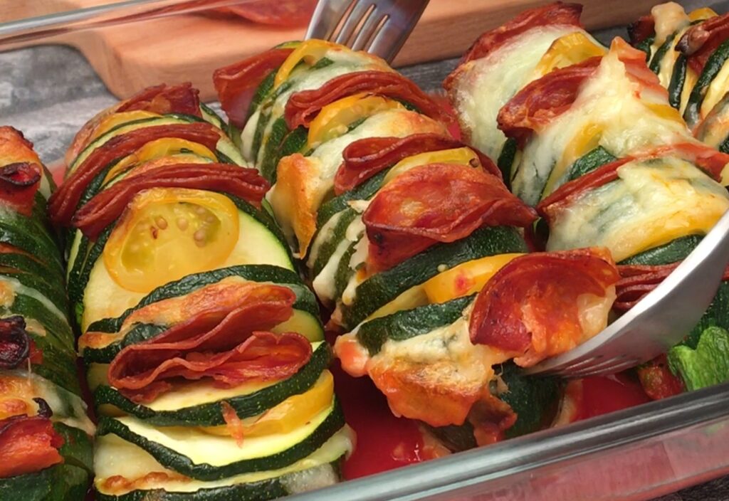 Hassleback Zucchini
