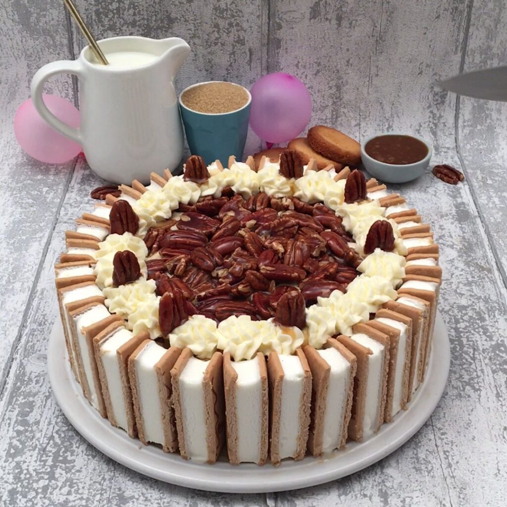 Pecan Pie Ice Cream Cake