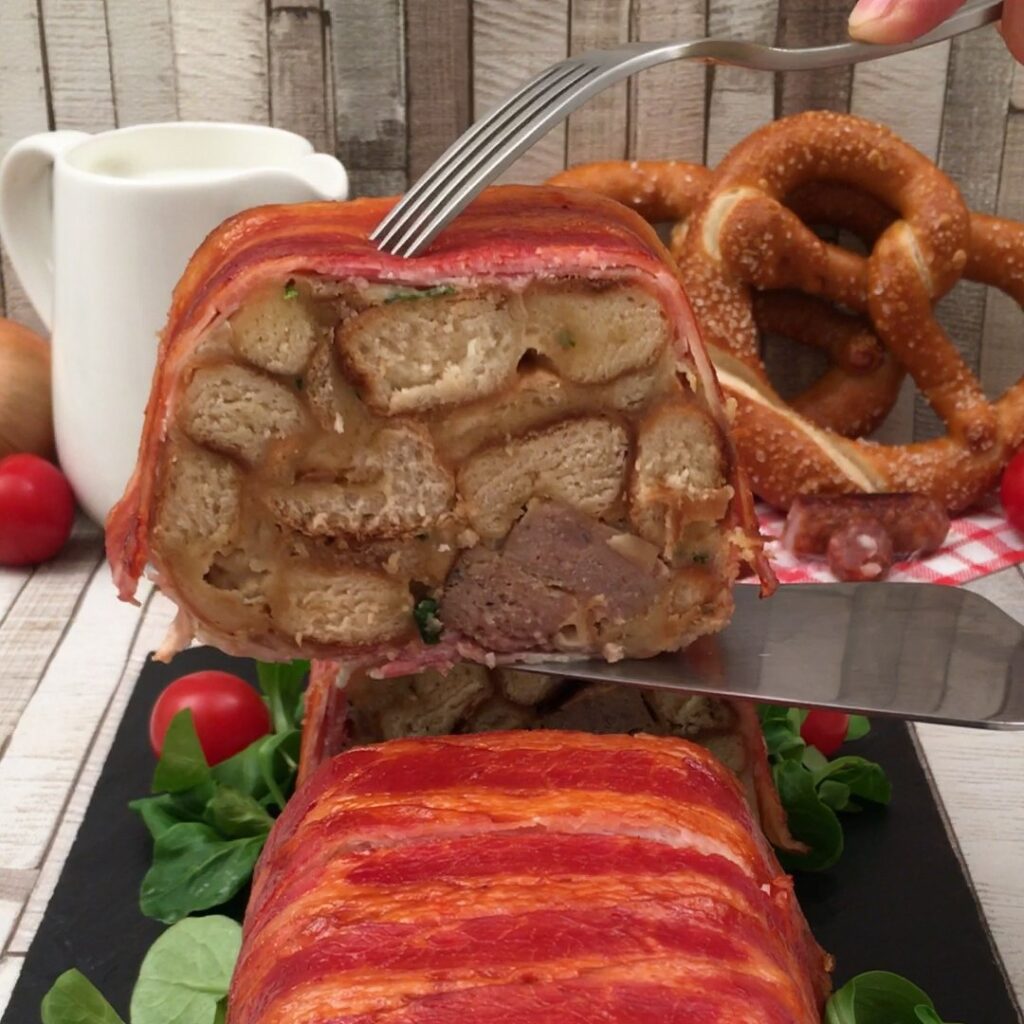BBB = Bacon-Bratwurst-Brezel