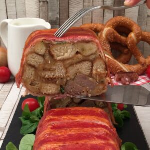BBB = Bacon-Bratwurst-Brezel