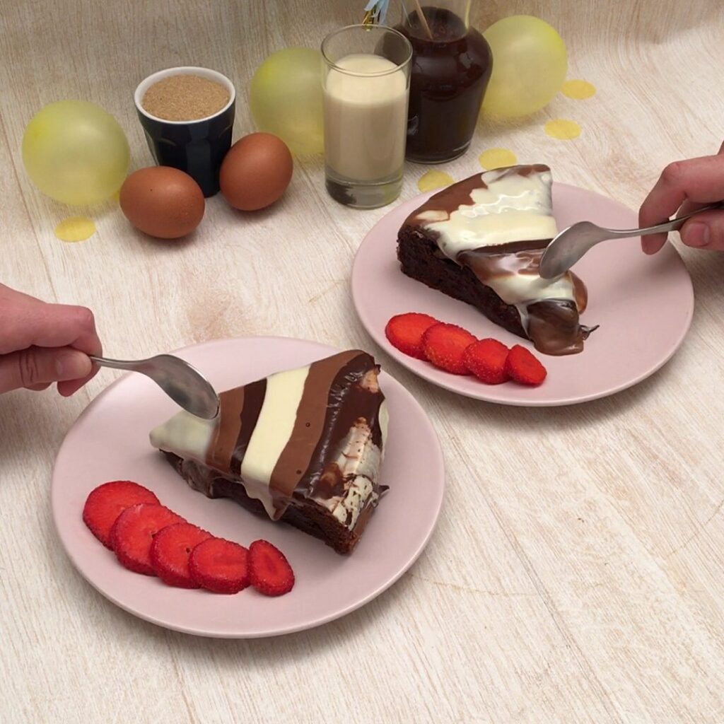 Gâteau cible 3 chocolats