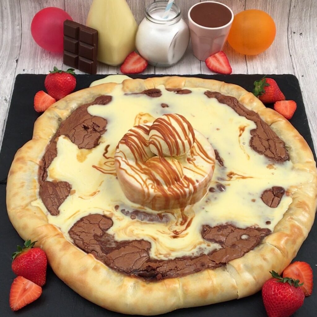 Bananen-Schokoladen-Pizza