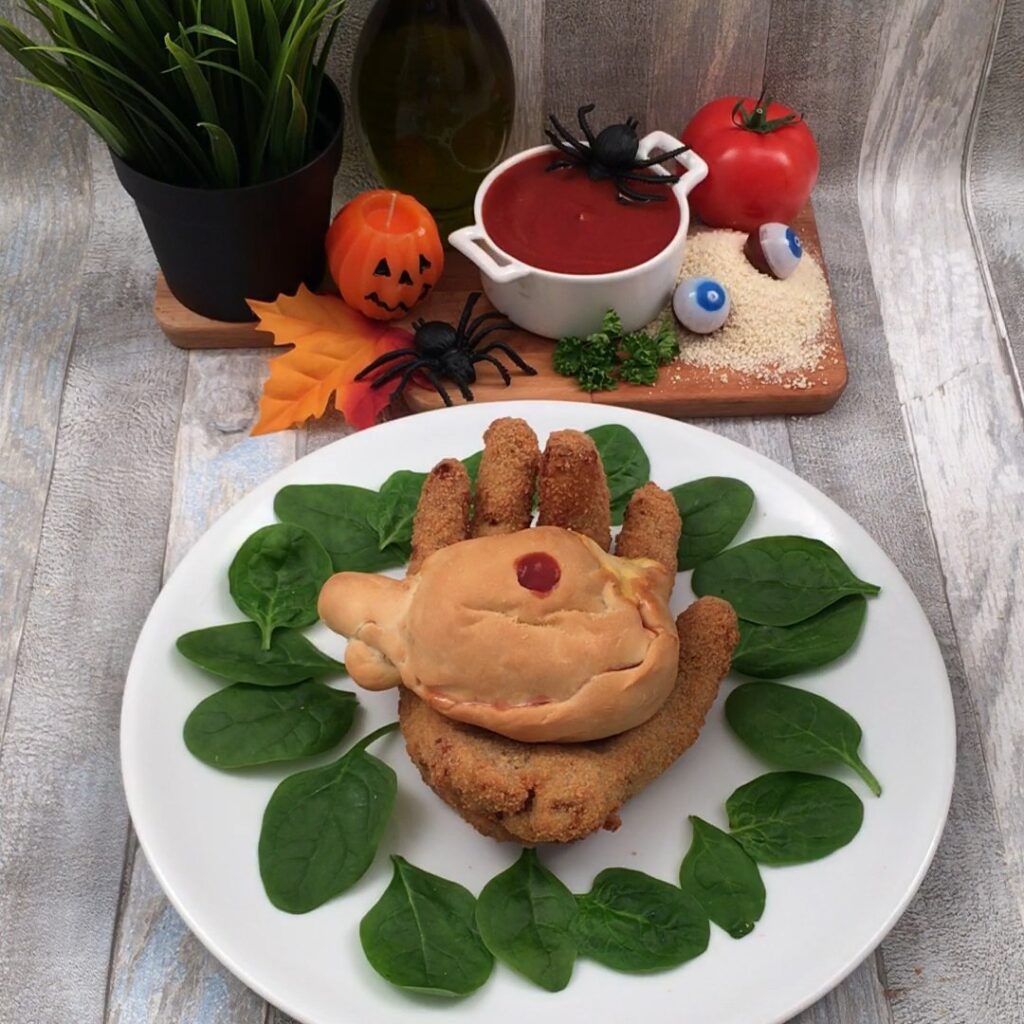 Le steak haché Halloween fait main