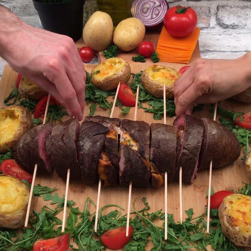 Picanha recheada radical