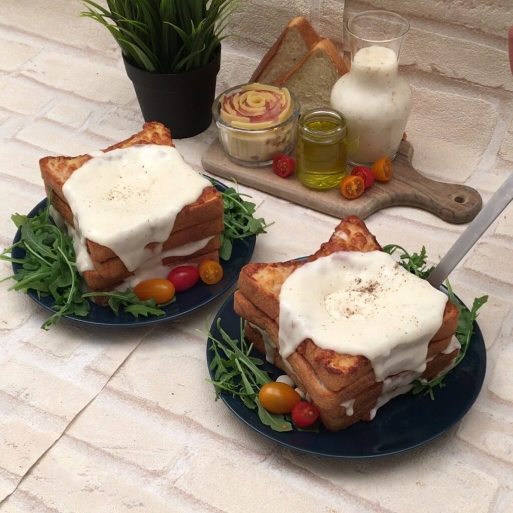 Croque monsieur volcan