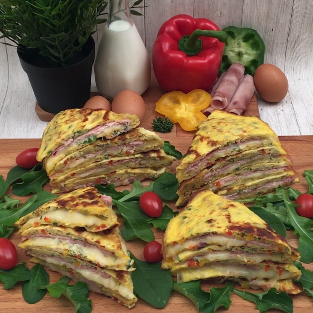 Omelette mille-feuilles