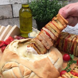Spiedini di bruschetta