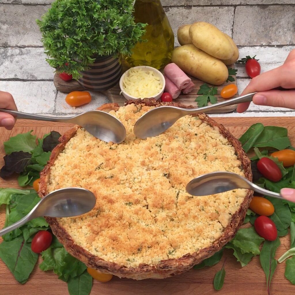 Bol cordon bleu gratiné
