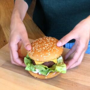Le burger végétarien