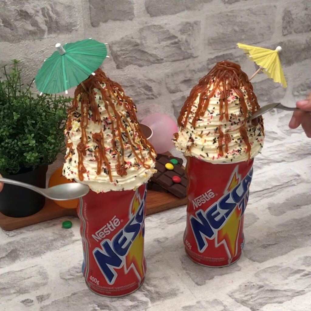 Super mousse de Nescau na lata