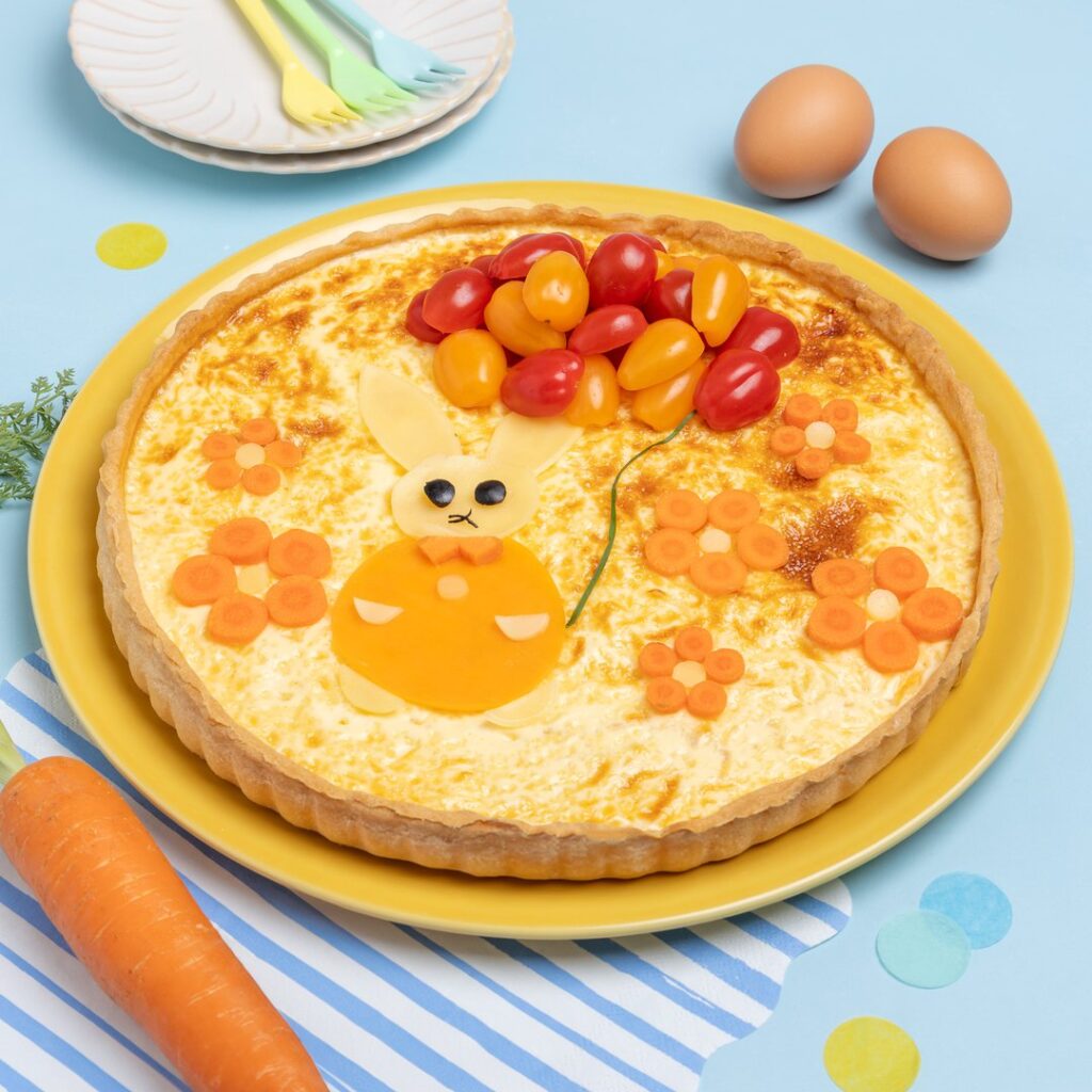 Quiche lapin de Pâques