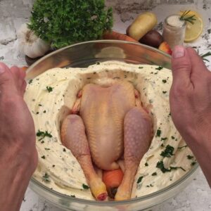 Butterzartes Hähnchen auf Basmatireis!
