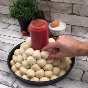 Pizza Pull-Apart Tower