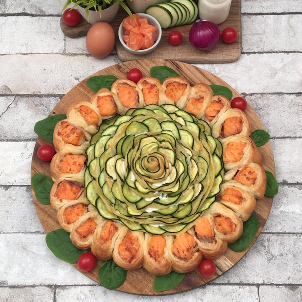 Rosetta salmone zucchine