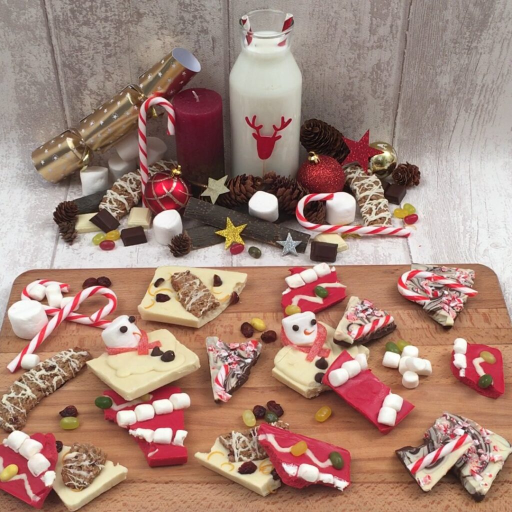 DIY Holiday Chocolate Bars