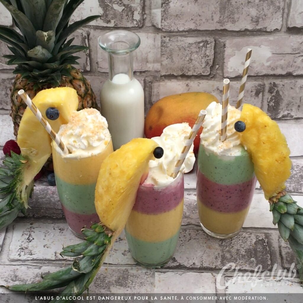 Dreifarbige Piña Colada