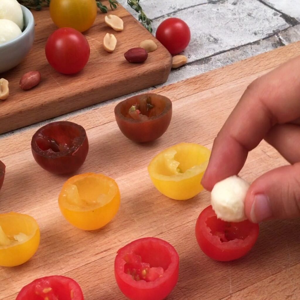 Peanut Butter and Tomato Tart