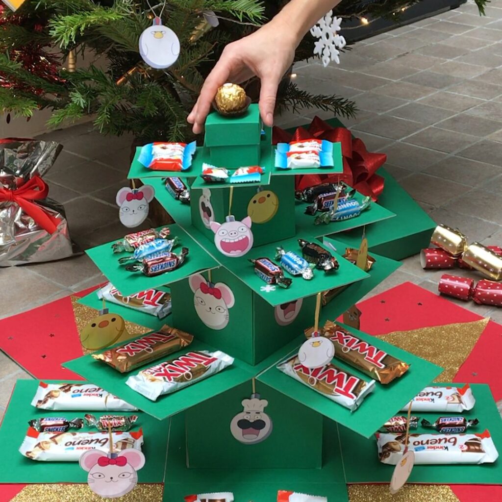 Construisez votre sapin de Noël surprise