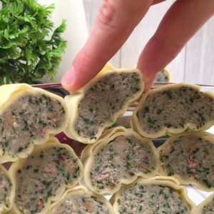 Bratwurst-Maultaschen-Gratin