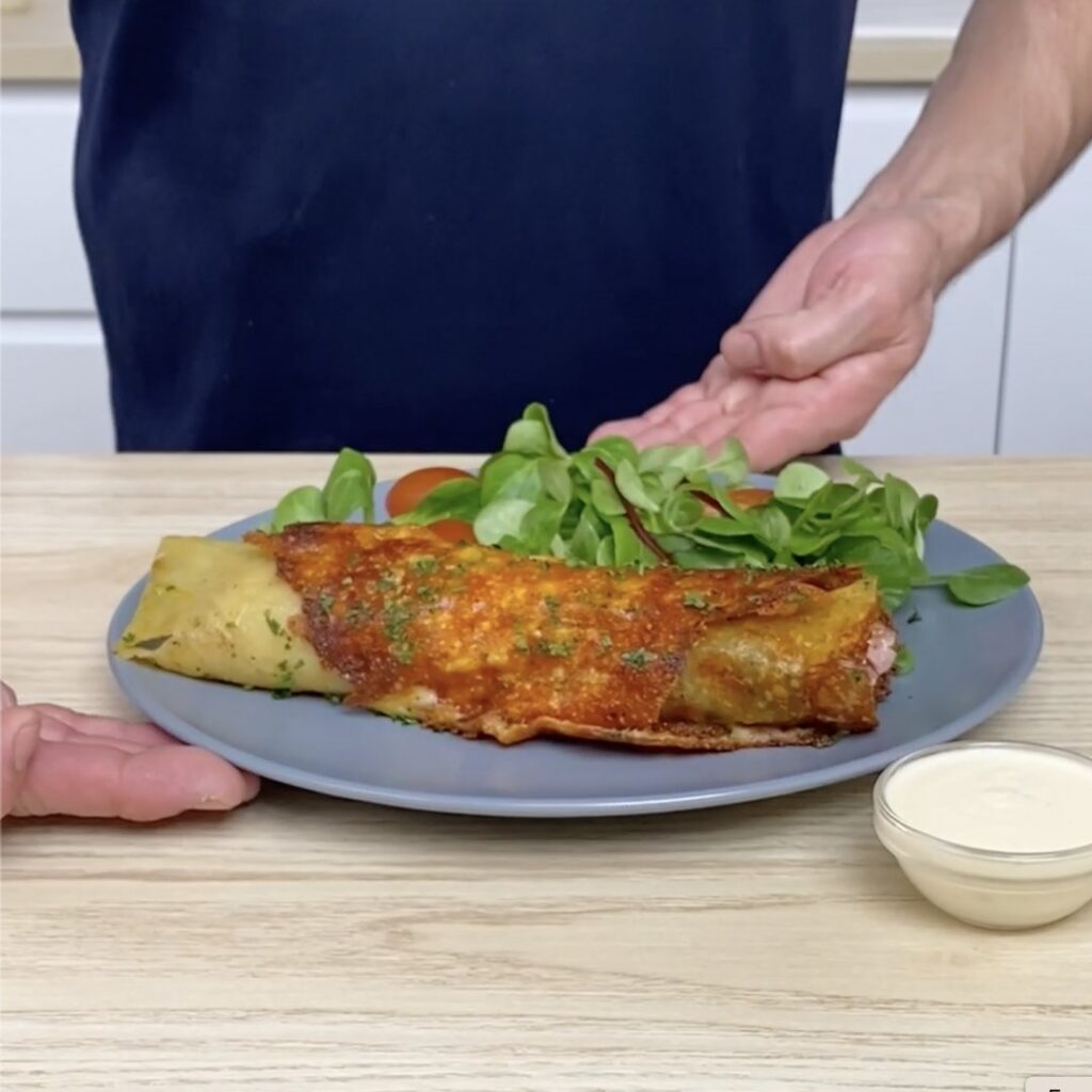 Les crêpes tartiflette