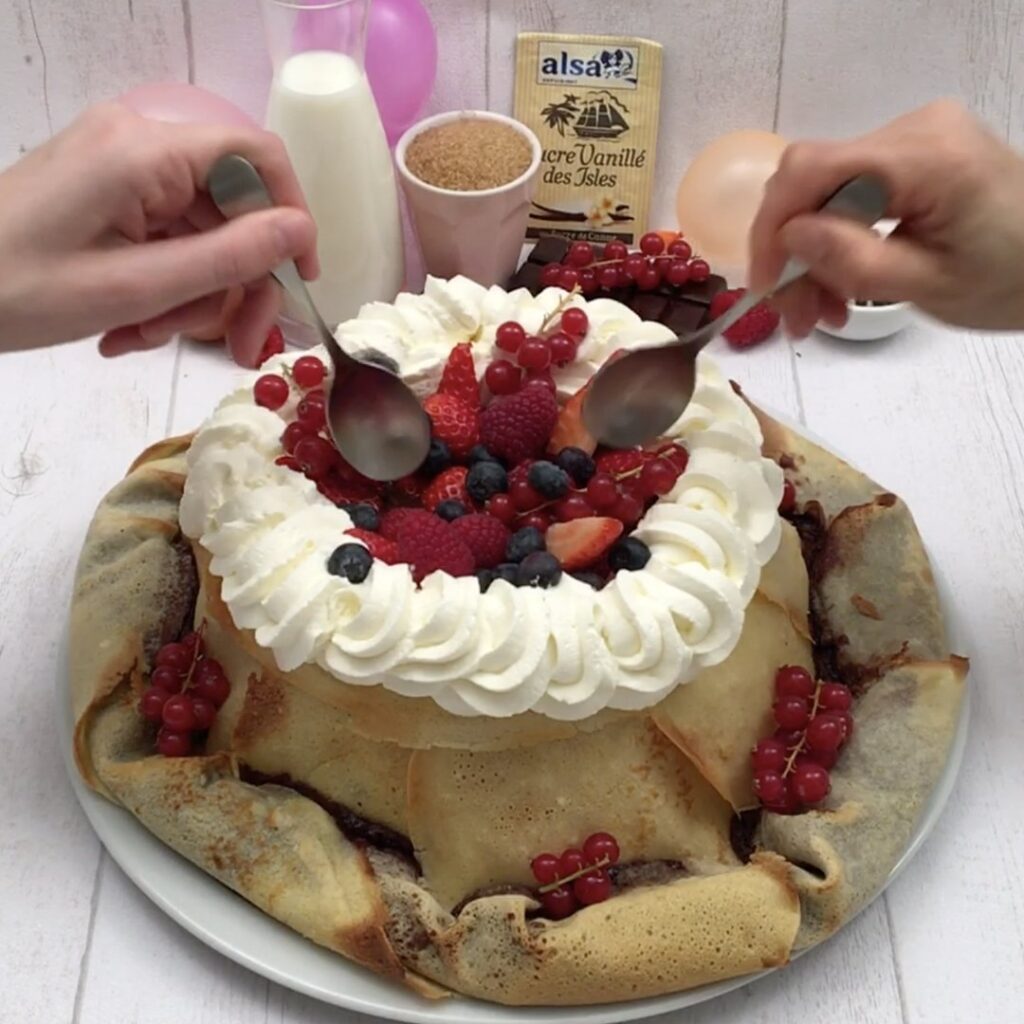 Le volcan de crêpes